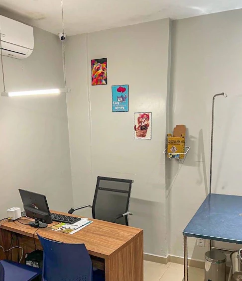 Área de atendimento veterinário da Pet Aliança